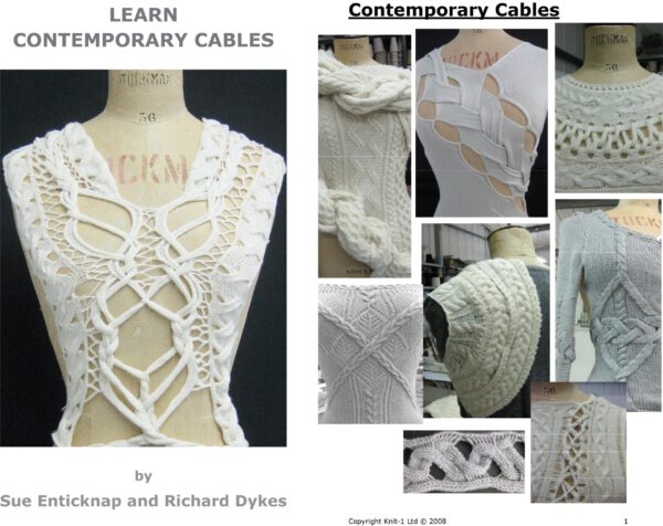 Learn Contemporary Cables for Machine Knit: PDF